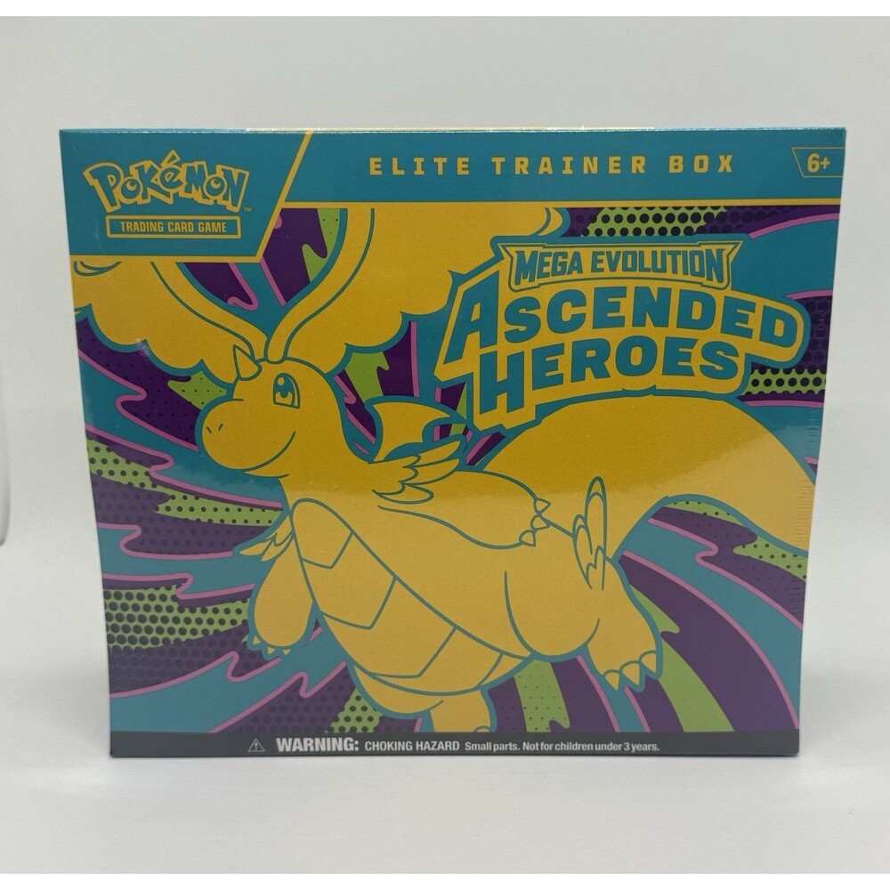 Pokemon TCG Mega Evolution ASCENDED HEROES Elite Trainer Box ETB NEW/Sealed